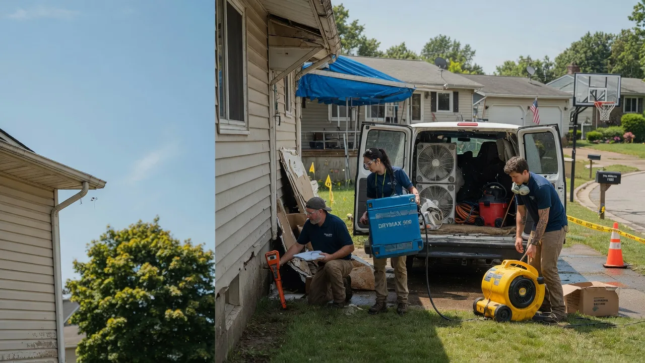 Ceiling Leak Cleanup in Elysburg, PA near me